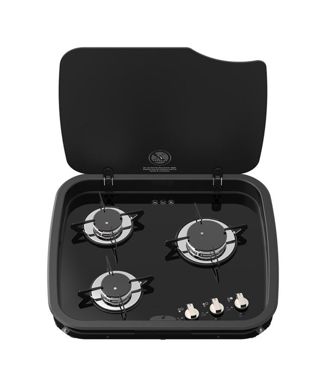 Thetford HOB169, Üç Gözlü Cam Kapaklı Ocak
