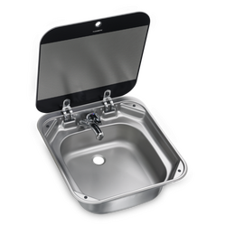 Dometic SNG4244 Kare Cam Kapaklı Evye