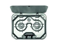 Dometic 2 Gözlü Cam Kapaklı Gazlı Ocak