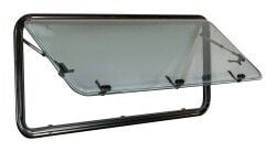 Berhimi Karavan Penceresi, Amortisörlü, 500x1200, Siyah