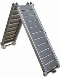 Sealux 40x250 Alüminyum Katlanır Pasarella 2.5 Metre Basamaklı