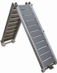 Sealux 40x250 Alüminyum Katlanır Pasarella 2.5 Metre Basamaklı