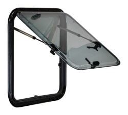 Berhimi Karavan Penceresi, Amortisörlü, 450x500, Bej