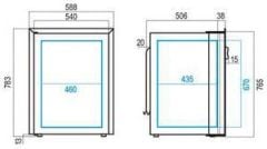 Vitrifrigo C130LX OCX2 12/24V DC Marin Buzdolabı