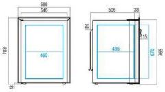 Vitrifrigo C130LX OCX2 12/24V DC Marin Buzdolabı