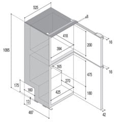 Vitrifrigo Buzdolabı - Derin Dondurucu, DP150i