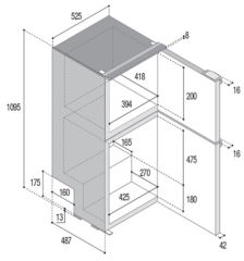 Vitrifrigo Buzdolabı, DP150i
