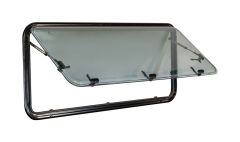 Berhimi 450x1100 Siyah Amortisörlü Karavan Penceresi