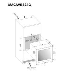 Dometic MaCave S24G – Şarap Soğutucu