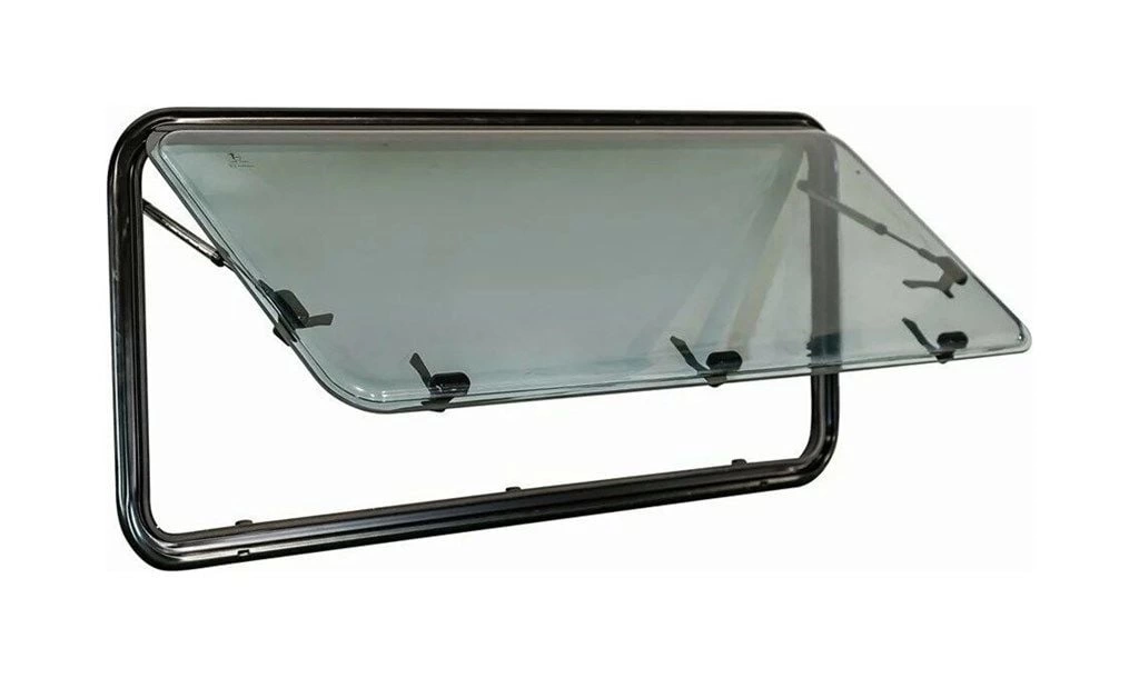 Berhimi Karavan Penceresi, Amortisörlü, 450x900, Bej