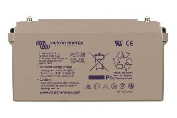 Victron Energy 12V 90Ah AGM Akü Deep Cycle, M6