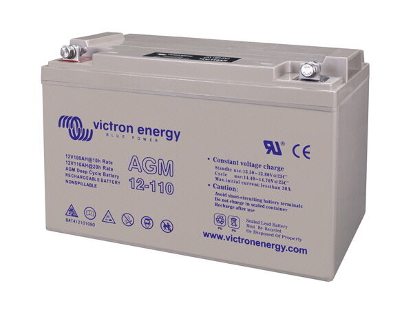 Victron Energy 12V 110Ah AGM Akü Deep Cycle, M8