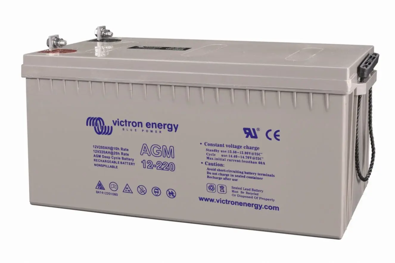 Victron Energy 12V 220Ah AGM Akü Deep Cycle, M8