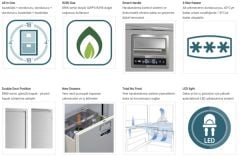 Vitrifrigo DRW180A Buzdolabı + Dondurucu